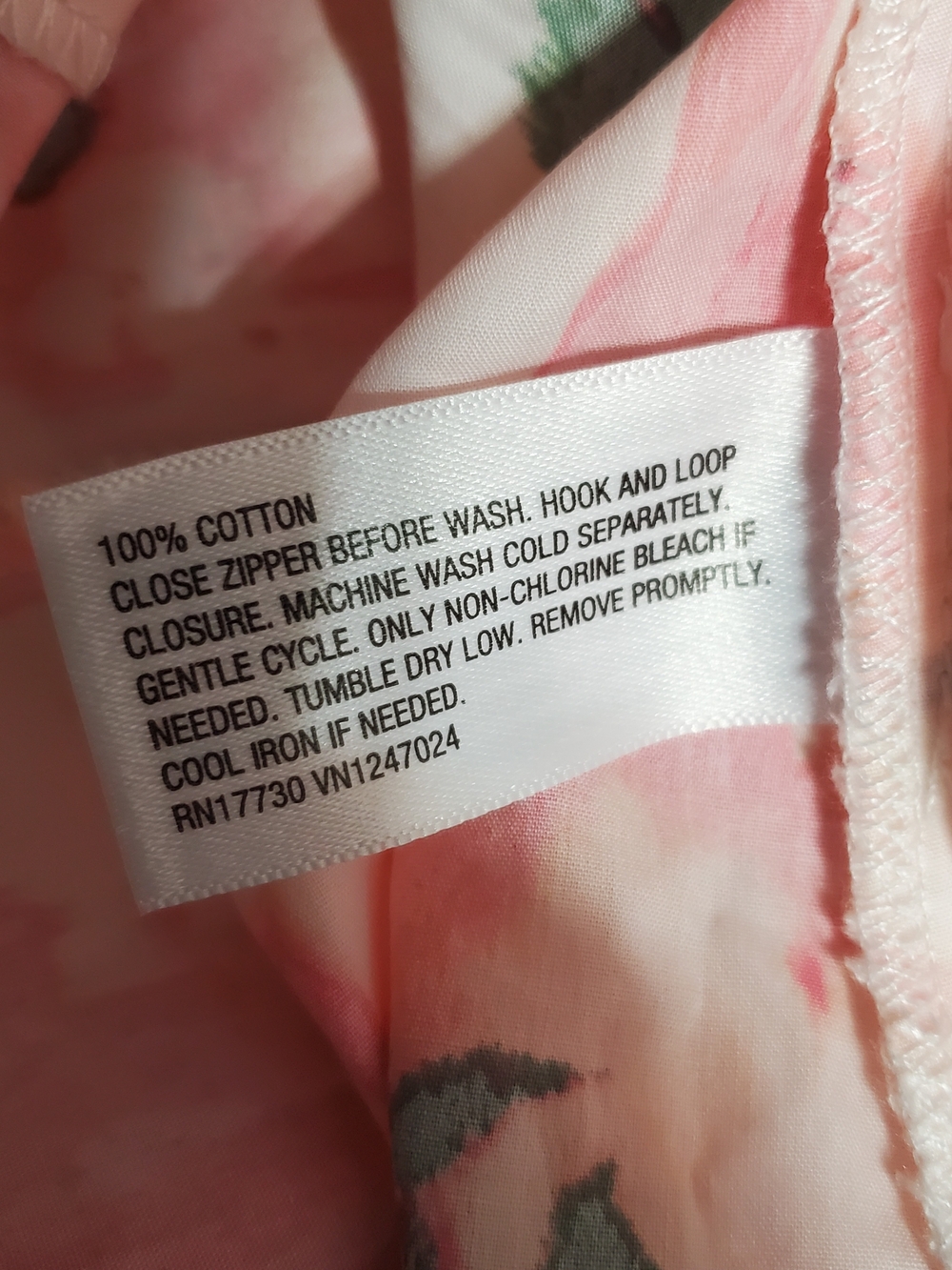 NWT a new day Pink Cream Floral Scoop-Neck Mini Dress Fit & Flare Women's Size 8 - Picture 7 of 7
